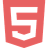 On hover HTML5 icon.