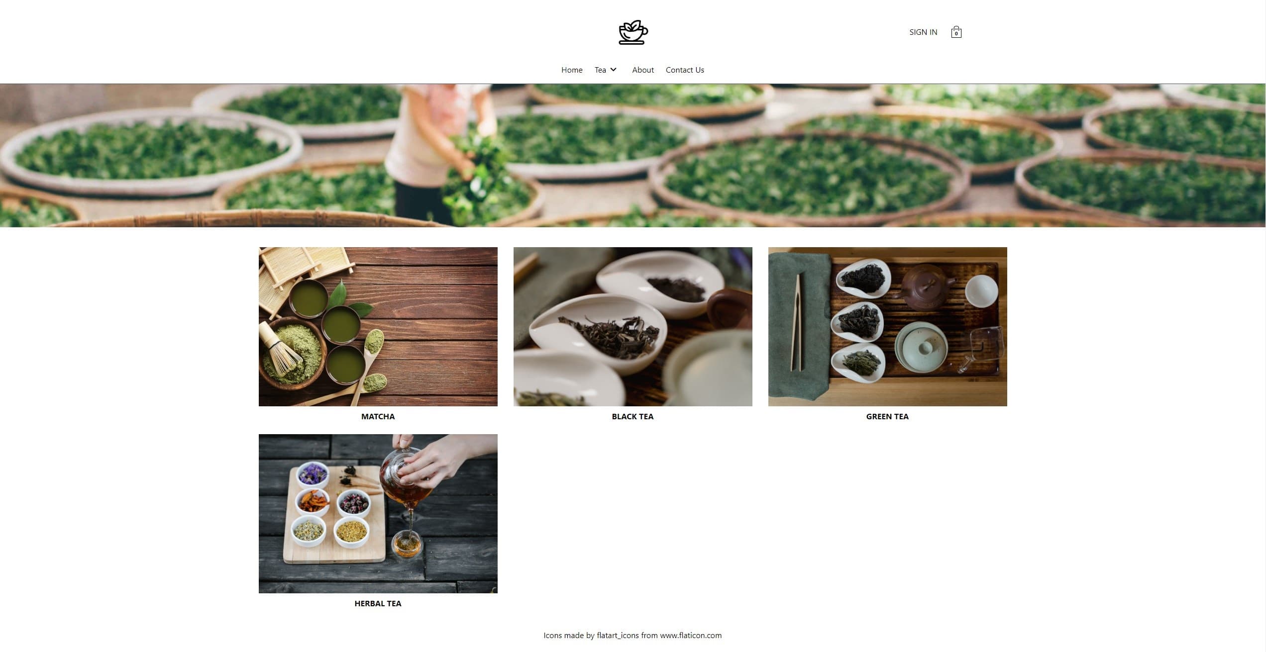 Tea Commerce preview